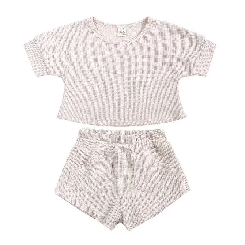 Conyson Toddler Baby Girls Boys 1-5Y Kids Summer Clothes Short Sleeve T-shirt Tops + Shorts Pants 2Pcs Outfits Set