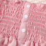 Conyson Summer Princess Vintage Casual Ruffle 1-6Y Pageant Cute Solid Color Butterfly Fairy Birthday Prom Kids Party Dress