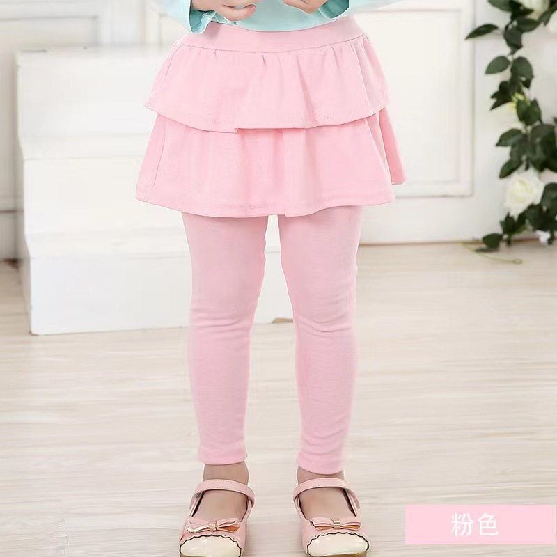 Conyson Wholesales Autumn Winter Baby Girl Leggings Stripe Cotton Solid Colors Matching Lovely Pantyhose Infant pants