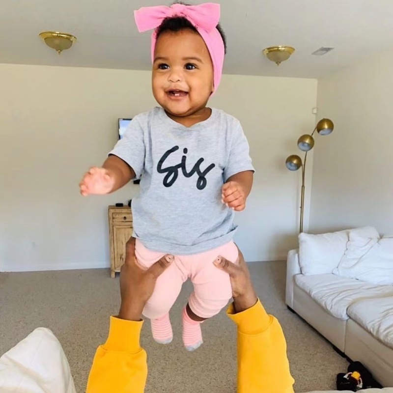 Camiseta infantil Conyson Summer, blusa de algodão para meninas e adolescentes, estampa de letras, moda masculina.