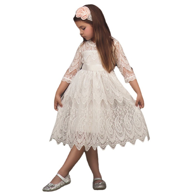 Baby Party Frocks Designs Kids One Piece Baby Girls Garments Dress Children Dress Wedding Gown Kids