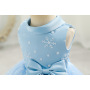 Conyson Embroidery Bow Quality Costume Cheap Little Girls Baby Frozen Prom Designs Skirt Puffy Luxury Evening Princess Dress