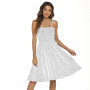 Hot Sale summer korean ready to ship Women's fold Dresses Sleeveless polyester Fashionable Women Loose spot Casual ladies Dress