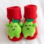 Conyson 2021 winter New fashion Christmas kids cute sets cotton thicken antislip popular toddler kids unisex red room socks