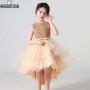 Conyson RTS Summer Sleeveless 3-8 Years Baby Girls Train Dresses 4 Colors Wedding Party Children Clothes Birthday Clothing