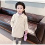 Conyson Children Coat Kids Clothing Outfit England Style Winter Clothes Jacket Baby Girl Windproof Long Winter Coat