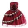 New Style Sequin Flower Girl Birthday Party Wedding Gown Children Girl Dresses Kids Dresses For Girls