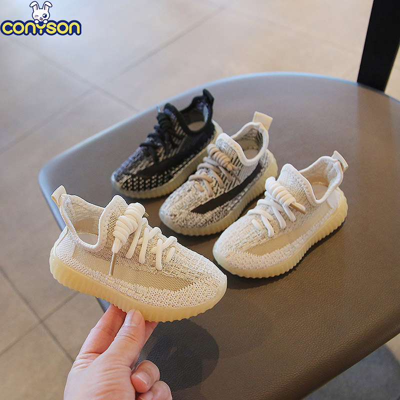 Conyson Hot Wholesale Unisex Organizer Non-Slip Sneaker Breathable Kids Shoes Spring Casual Baby And Kids Football Kids Shoes