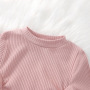 Conyson Children's Clothing Suits Drawstring Folds Slim All-match Bottoming Cheap Kids Suits girls clothing sets