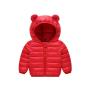 New Style Boys And Girls Jackets Coat Kids Jackets Clothing Light Down Coats With Ear Hoodie