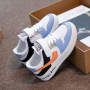 Conyson high quality kids spring autumn Korean fashion boutique designer buckle strap boy girls Outdoor pu leather sport sneaker