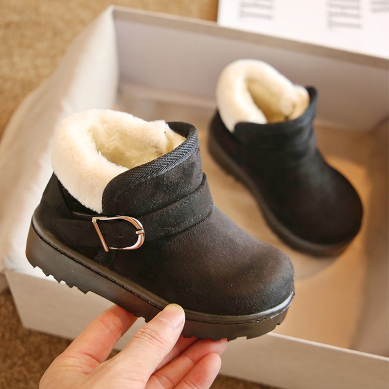 Conyson high quality korea fashion boutique toddler child baby boot kid winter leather boy girl designer warm martin boots shoes