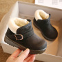Conyson high quality korea fashion boutique toddler child baby boot kid winter leather boy girl designer warm martin boots shoes