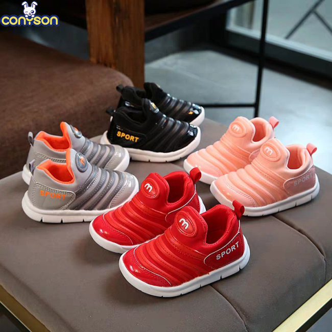 Conyson Wholesale Unisex Kids Shoes Casual Spring Autumn Caterpillar Toddler Soft Soles Thin Sport Shoes Baby And Kids Shoes