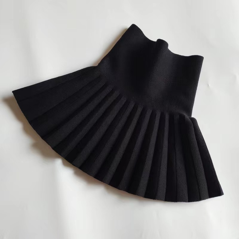 Conyson  Baby Toddler Children's Clothing School Girls Knit Skirt Bottoming Princess Pleated Skirts For Kids Children Clothes