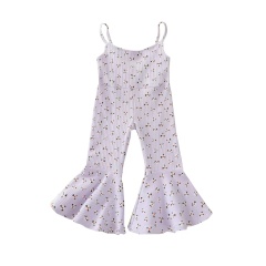 Conyson Stock Lots Greatbuy Multicolor 95% Cotton Stripe Printing Design Harem Pants 3-8 Years Old Baby Kids Girl Cotton Pants