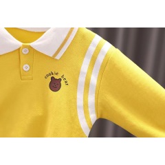 Conyson New Arrival Boutique Spring Autumn Kids Clothes Boys 2pcs Tracksuit Little Girls Casual Cotton Two Piece Clothes Set