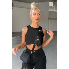 wholesale Custom Sweatsuit Cozy Jogger Plus Size Sexy Crop Top+Shorts Outfit Sleeveless Exercise Set 2 Pieces Fit Women Set