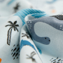 Wholesale Soft Anti-Static O-Neck Knitted Boy's Sleepwear Korean Kids Custom Pajamas Set
