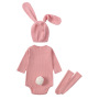 Conyson casual Newborn Baby kids Solid long sleeve boy girls summer clothing suit Hot Sale Suit toddler Girl Romper Baby Clothes