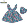 Conyson Children Wholesale Girls Summer Clothing Sleeveless Floral Flower Kids Clothing Girls' Dresses for 2-6 Years