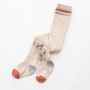 Conyson Wholesale Breathable Solid Soft Cotton Girls Long Knee Socks Young Teens Tights Cartoon Doll Kids Girl Pantyhose