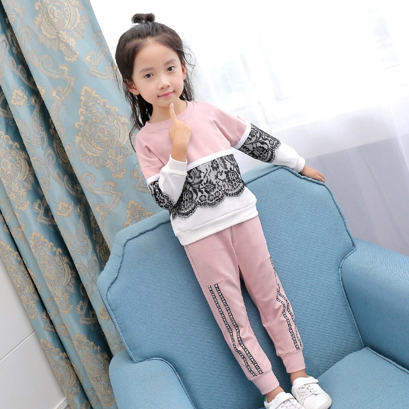 2021 Latest Trend Children's Set Child Set Wholesale suits Kids sweat suits little girls clothing sets