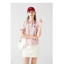 Conyson New Design Hot Sale Summer Women's T Shirt With Turn-down Collar Cotton Polyester Customize Women Golf Polo Shirts