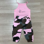 Conyson fashion boutique Baby suit Spring summer casual Sleeveless print vest kids clothing girls cotton Camouflage clothes Set