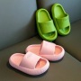 Conyson New Arrival Summer Non-Slip Bulk Slippers Soft Bottoming Thick Home PVC Unisex Slippers Beach Sandals Kids Solid Color