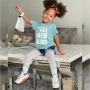 Conyson Hot Sale Cute Summer Kids Printing T Shirts Cotton Soft Comfortable Girls Short Sleeves T Shirts
