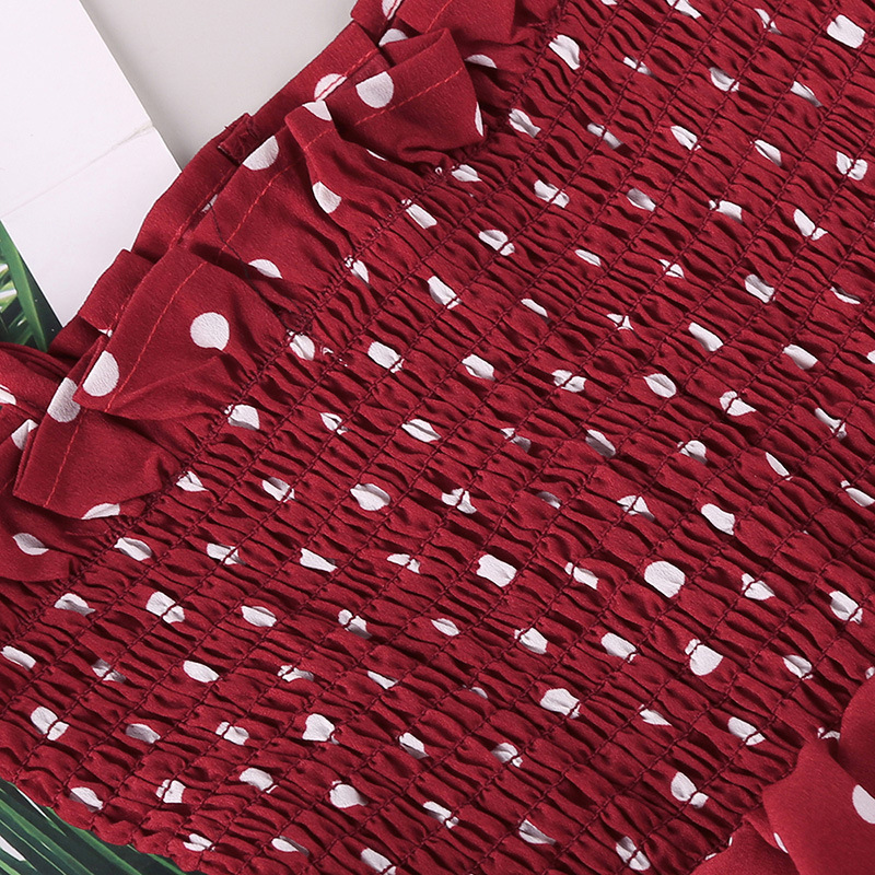 High Quality Knitted 100% Cotton Knee-Length Layered Dress Children Kids Apparel Girl Dress