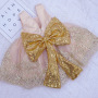 Spanish Kid Clothing Flowers Girls Princess Dress High Quality Girls Baby Sequin Big Bow Birthday Party Dress Design