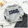 Kids Clothing Casual Letter Printing Pullover Sweatshirt Outwear Autumn Winter Warm Boys Plain Hoodies