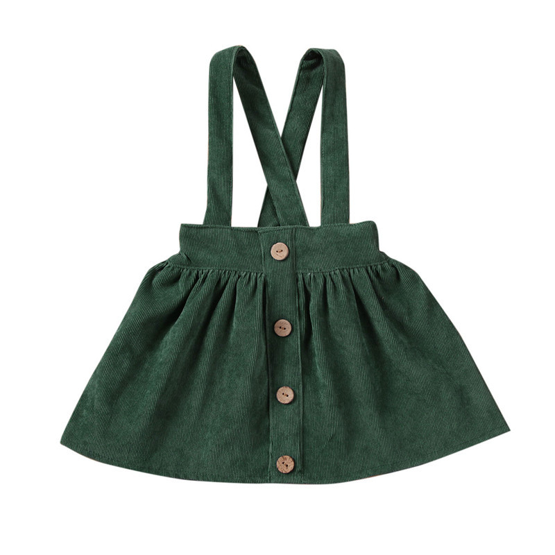 Washable Quick Dry Ruffle Woven A-Line Kids Children Girls Knee-Length Short Skirts
