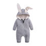 Conyson Wholesale Newborn Baby Girls Boys Cotton Knitted Long Sleeve Jumpsuit Rabbit Ear Baby Clothes Romper