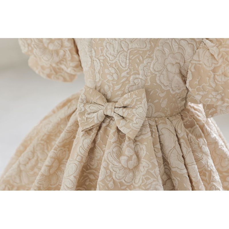 Conyson New Design Bale Thrift Summer Evening Dress Flowers Bubble Sleeves With Cute Princess Dresses Luxury Fluffy dress