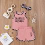 Flying Sleeve Embroidery Casual Girls Clothing Sets 2pcs Kids Clothes Set New Shortsleeve Girls Boutique Outfits