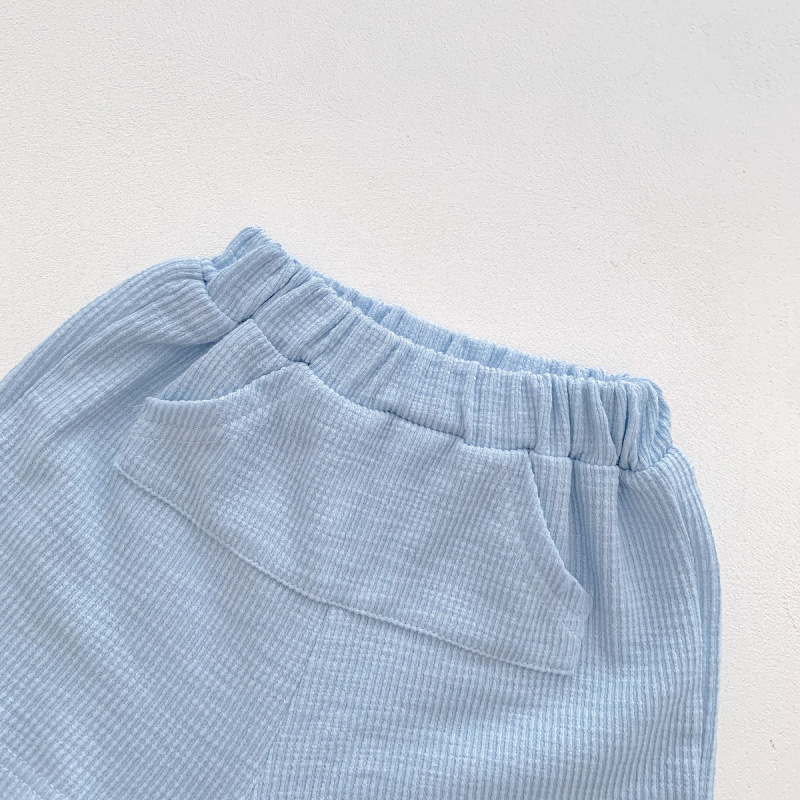 Conyson Wholesale New summer Newborn Unisex Baby Boy Girl Short Sleeve Cute Carton Cotton 2 Pieces Clothing Knitting Baby Sets
