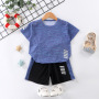 Conyson popular fashion toddler children Summer Baby kids wear quick-dry sports clothes tracksuits Boy Girl shorts Clothing Sets