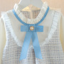 Conyson high Quality korea fashion designers boutique toddler kids spring casual Dresses princess baby girl Long Sweater Dresses