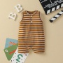 Latest Baby Boy Summer Cotton 2021 Comfortable Breathable Summer Baby Boy Toddler Organic Cotton Sleeveless Romper Clothes