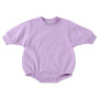 Conyson Wholesale High Quality 2023 New Arrival Sweatshirt Newborn Cotton Long-Sleeved Baby Romper Solid Color Baby Romper