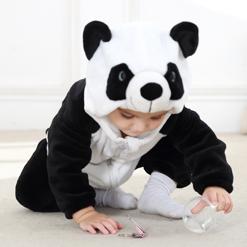 Conyson Wholesale Cartoon Infant Girls Toddler Animal Halloween Winter Jumpsuit Boys Newborn Clothes Romper