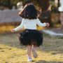 Factory Supply Fluffy Girls Pink Ballet Skirts Girls Classical A-line Solid Color Ballet Tutu Dress