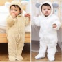 Infant Overalls Soft Sleepwear Baby Rompers Knitted Infant Boys Girls Jumpsuits Overalls One Piece Toddler Kids Sleepwear
