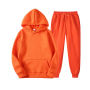 Wholesale Winter Casual Solid Hoodie Women Ladies Two Pieces Jogger Set Womens Sweat Sweatsuit 2 Piece Tracksuit Sets