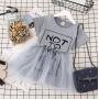 Conyson New Girl's Birthday leisure Party short sleeve Dresses Girls Summer casual Dresses Kid Girls satin Pattern Bow Dresses