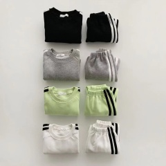 Conyson Wholesale Kids Boys Clothing Set Customized Children Girls Sweater Jogger Pants 2 Piece Boy Tracksuit Outfits