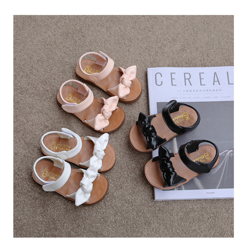 Girls Sandals Fashion Princess Classic Baby Girl Kids Summer Sandals Children Sweet Summer Shoes Soft 21-30 Hot Sale Bow-knot